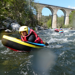 Hydrospeed dans les gorges de l'allier