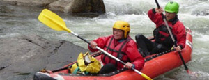 Nettoyage des gorges de l'allier en raft en canoë