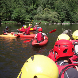 Descente de l'Allier jusqu'à Monistrol en Raft